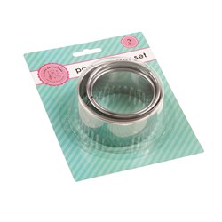 Cookie Pastry Cutters Set Round Fluted