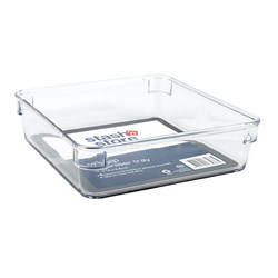 Storage Organiser Square Tray 16x16x4.5cm 143g PET TPR
