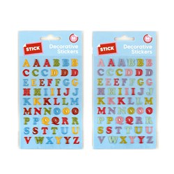 Stickers Decorative Letters 2 Asstd