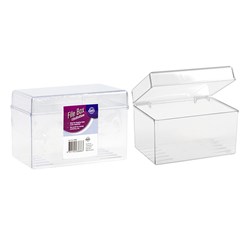 File Box Clear 13.5x9.5x9.5cm