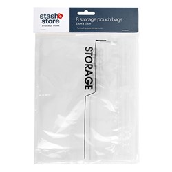 Storage Pouch Bag 8pk 15x23cm