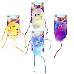 Cat Toy Plush 4 Asstd 10cm
