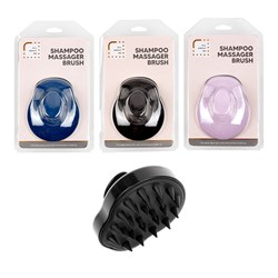 Shampoo Brush 3 Asst 9.5x8x7cm 91gr 3 Asst Cols