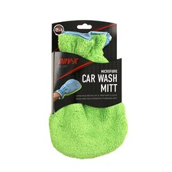 Microfibre Wash Mitt Long Pile 2-in-1 27x15cm
