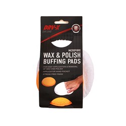 Microfibre Wax & Polish Buffing Pads 2Pk