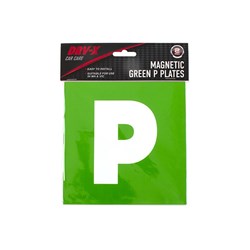 P Plate Green VIC WA Magnetic 2Pk