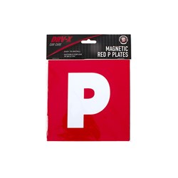 P Plate Red VIC WA Magnetic 2Pk