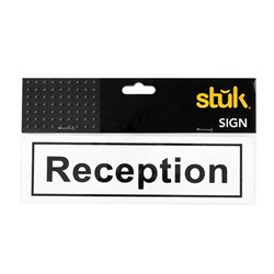 Sign Reception 6x20cm