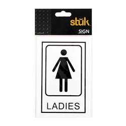 Sign Toilet Ladies 10x15cm