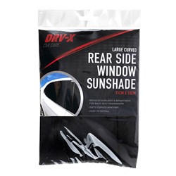 Sunshade Car Curved Rear Side Mesh Large 71x55cm