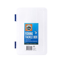 Fishing Tackle Box Small Clear 20x13x3.7cm