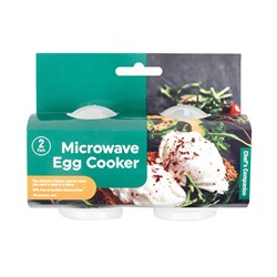 Microwavable Egg Maker 2pk 6.5x8x5cm