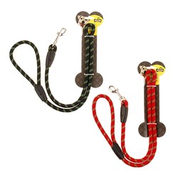 Dog Lead Nylon 2 Asstd Colours Red/Black Medium 1.2x120cm