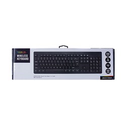 Keyboard Wireless Black 44x13.7x2cm