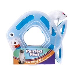 Cat Toy Spring Mouse w Chase Ball