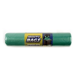 Garbage Bags Green HDPE 240L Pk10 110x143cm