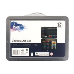 Art Set Ultimate w Metal Case 60Pc W19 FSC 100%