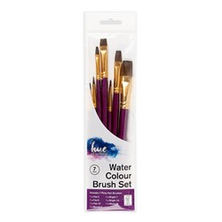 Brush Set Watercolour PonyHair 7Pc Value Pk#1 W16.2 FSC 100%
