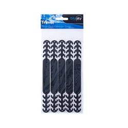 Travel Mask Extender Black Adult 5Pk 17x1.7cm