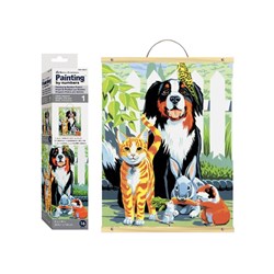 PBN SCROLL Family Pets