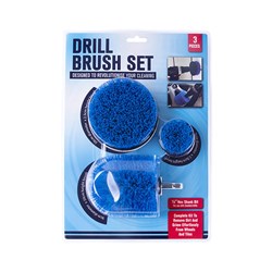Cleaning Drill Brush 3Pc Set