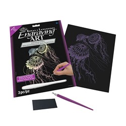 Holographic Engraving Jellyfish