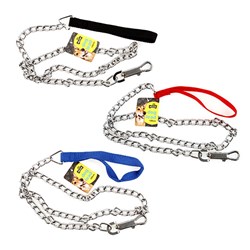 Dog Lead Chain 3 Asstd Colours Size 0.35x120cm