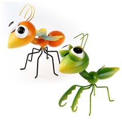Metal Bug Garden Decoration Asstd Des
