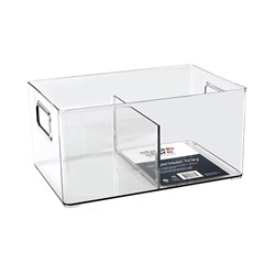 PET Organiser Tray w Removable Divider 30x20x14cm 730gr