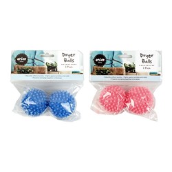 Dryer Balls Dia7cm 2 Asst Cols