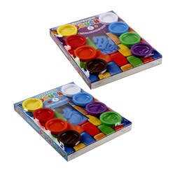 Toys Clay Modelling w Tool Set 2 Asst