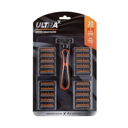 Shaver Swivel Head 1 Shaver 20 Blades