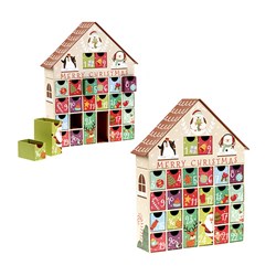 Gift Box Xmas Advent Calendar House 275x80x385mm