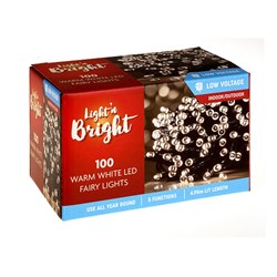 Lights Fairy Warm White Pk100