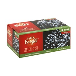 Lights Fairy Cool White Solar Pk150 8F