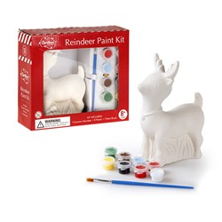 Terracotta Paint Your Own Xmas Deer Kit 6x12x17.5cm