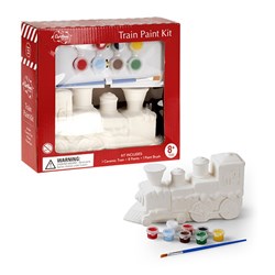 Terracotta Paint Your Own Xmas Train Kit 6.5x22x12cm