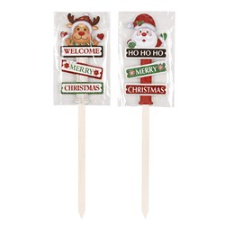 Decoration Garden Stake Xmas 2 Asstd Height 70cm