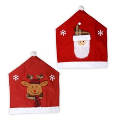 Cover Chair Xmas Non Woven 50x60cm 2 Asstd