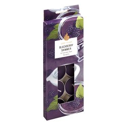 Tealights Scented 4 Hour Pk10 Blackberry Shimmer