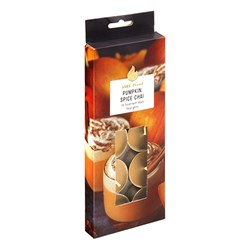 Tealights Scented 4 Hour Pk10 Pumpkin Spice Chai
