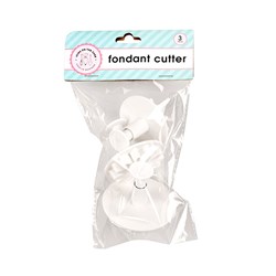 Cake Fondant Cutter Sunflower 3pk Asst Sizes