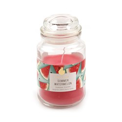 Candle Scented in Jar w Lid Summer Watermelon