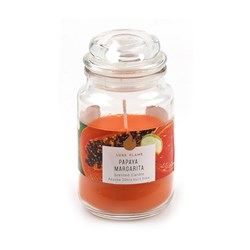 Candle Scented in Jar w Lid Papaya Margarita