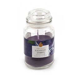 Candle Scented in Jar w Lid Blackberry Shimmer