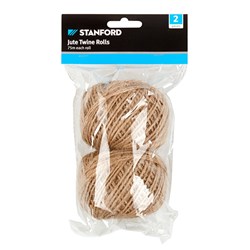 Twine Jute Roll 2Pk 75M