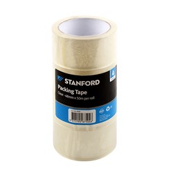 Tape Packing Clear 4Pk 50Mx48mm