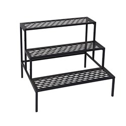 Plant Stand 3 Tier Metal w/o Front Panel