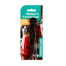 Bar Corkscrew Waiter's Style Matte Black