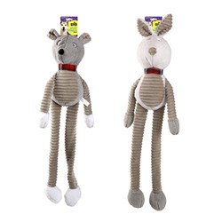 Dog Toy Rabbit Long Legs 64cm Plush Squeaky